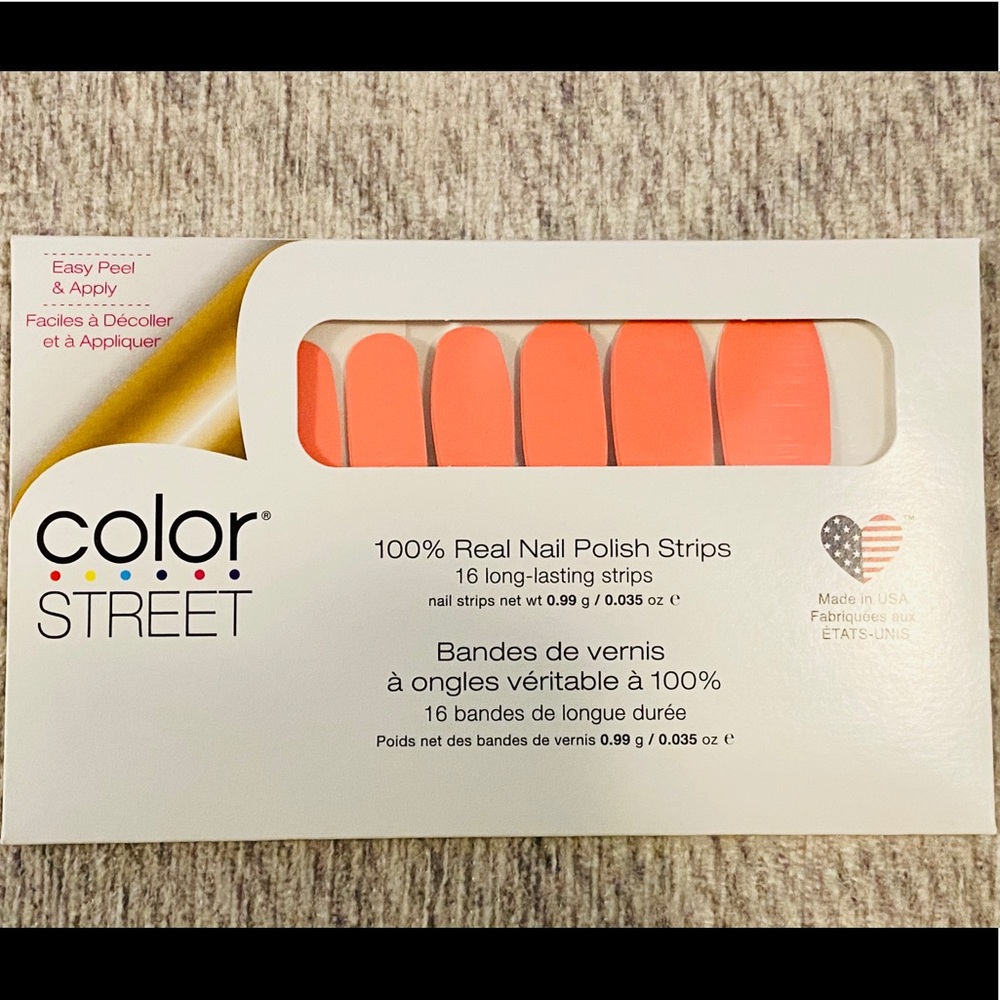 Color street NWT Nail Decal - Caribbean Coral